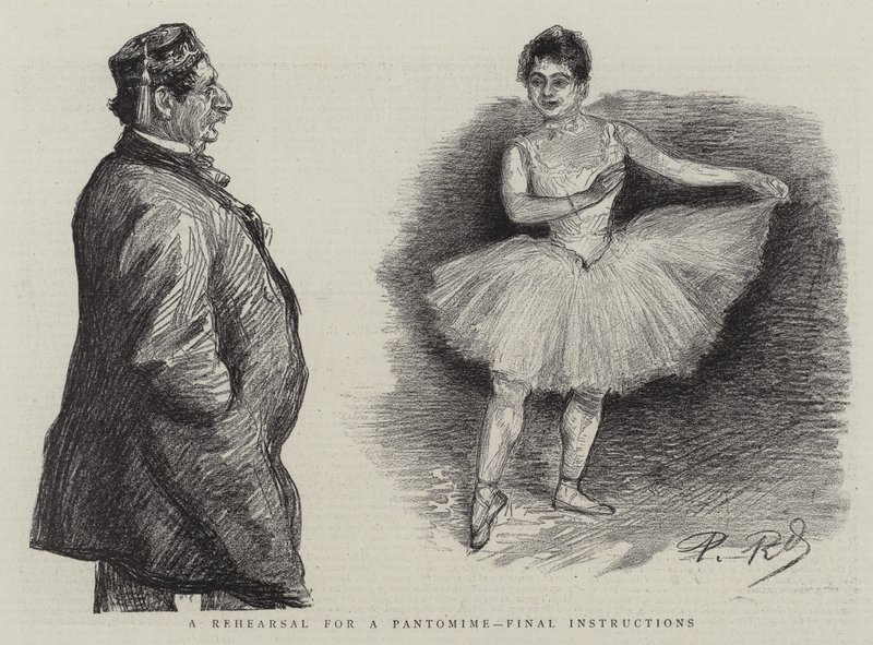 Zkouška na pantomimu, závěrečné pokyny od Charles Paul Renouard