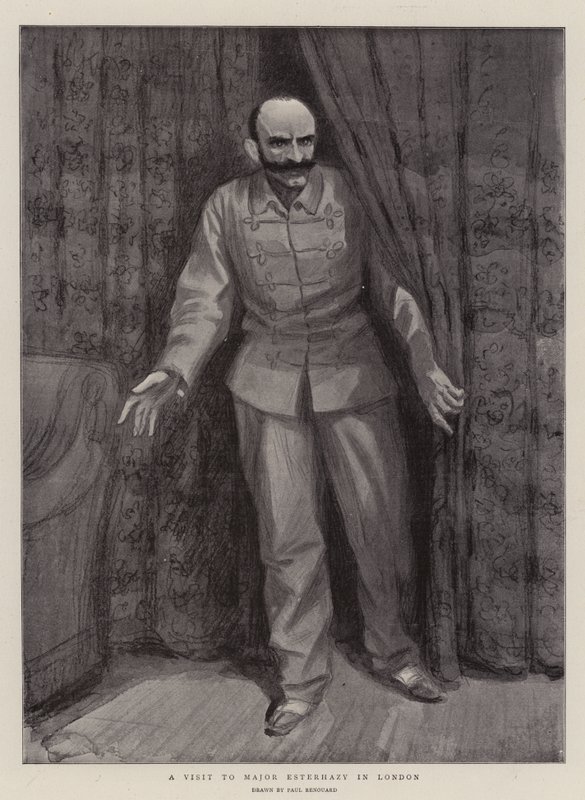 Návštěva u majora Esterhazyho v Londýně od Charles Paul Renouard