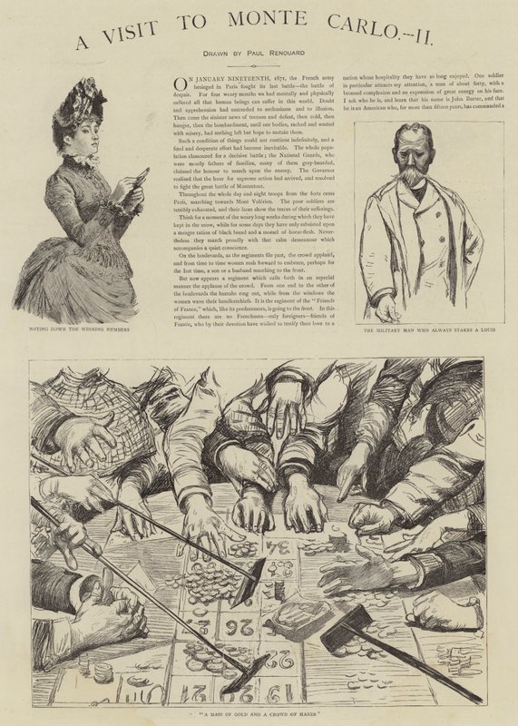 Návštěva Monte Carla od Charles Paul Renouard