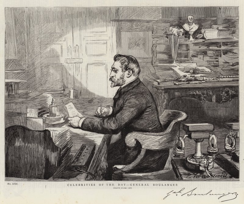 Celebrity dne, generál Boulanger od Charles Paul Renouard