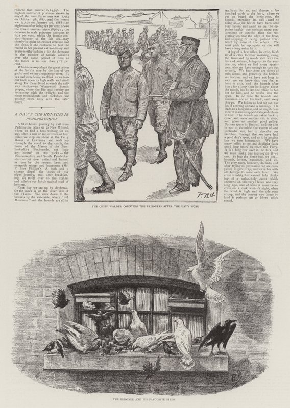 Convict Life ve věznici Wormwood Scrubs od Charles Paul Renouard