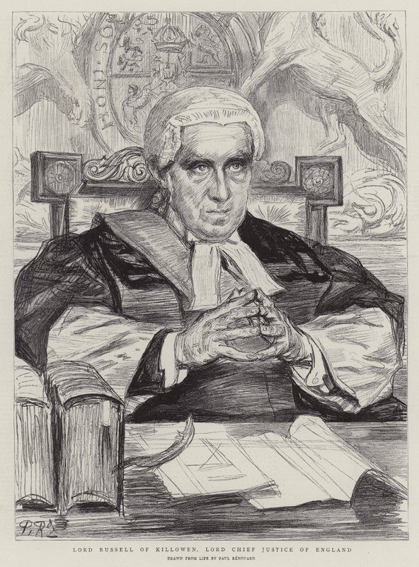 Lord Russell z Killowen, lord hlavní soudce Anglie od Charles Paul Renouard