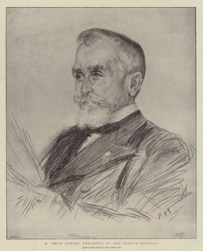 Emile Loubet, prezident Francouzské republiky od Charles Paul Renouard