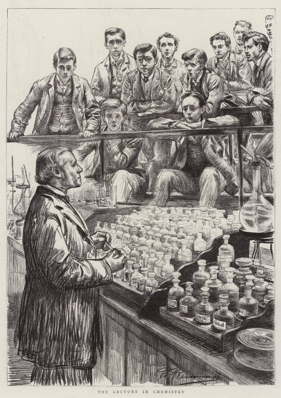 Studenti medicíny v práci od Charles Paul Renouard