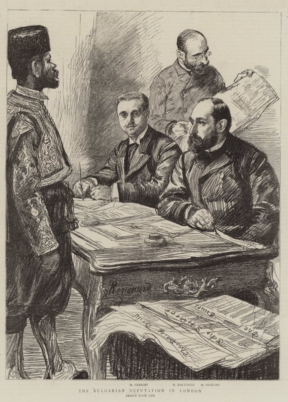 Bulharská deputace v Londýně od Charles Paul Renouard