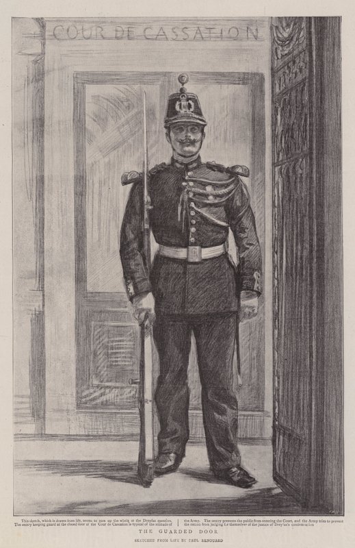 Střežené dveře od Charles Paul Renouard