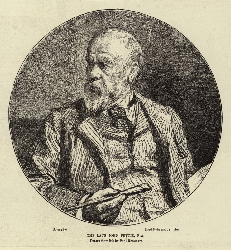 Zesnulý John Pettie, RA od Charles Paul Renouard