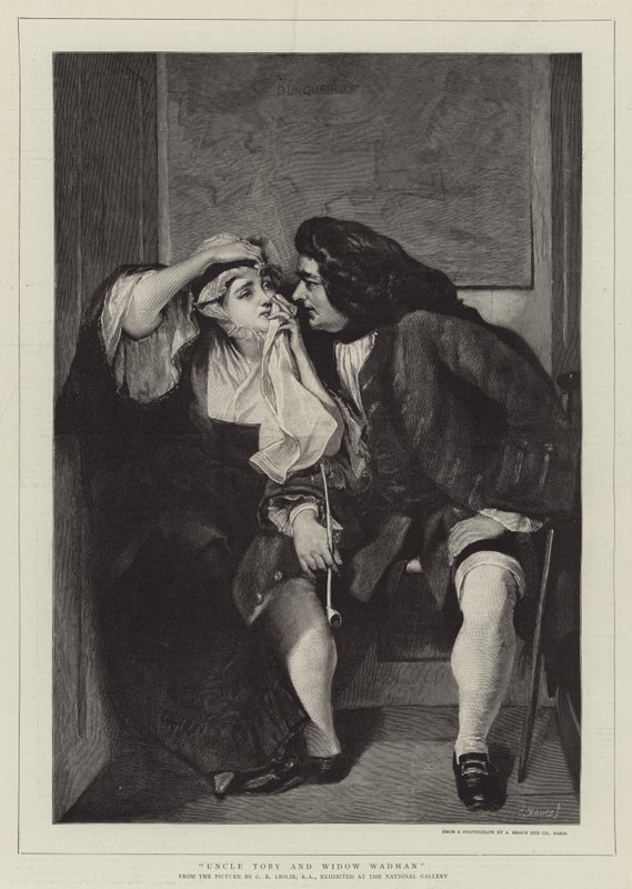 Strýc Toby a vdova Wadman od Charles Robert Leslie