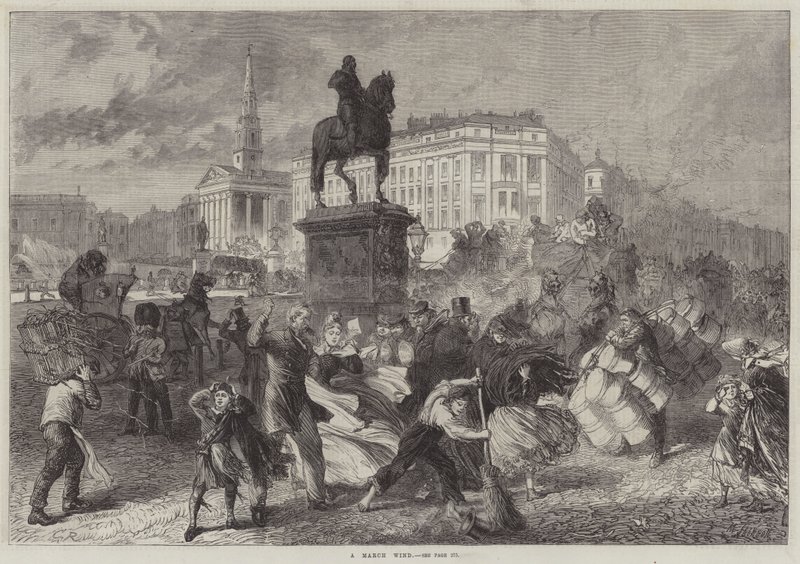 Březnový vítr od Sir John Charles Robinson