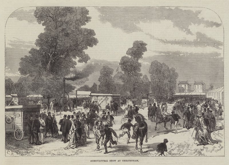 Zemědělská výstava v Cheltenhamu od Sir John Charles Robinson