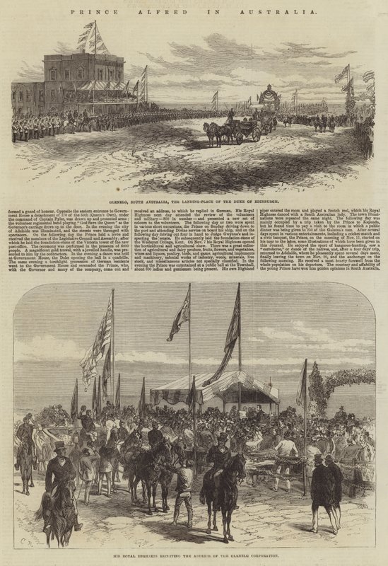 Princ Alfred v Austrálii od Sir John Charles Robinson