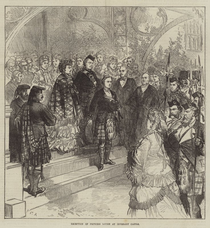 Přijetí princezny Louise na zámku Inveraray od Sir John Charles Robinson