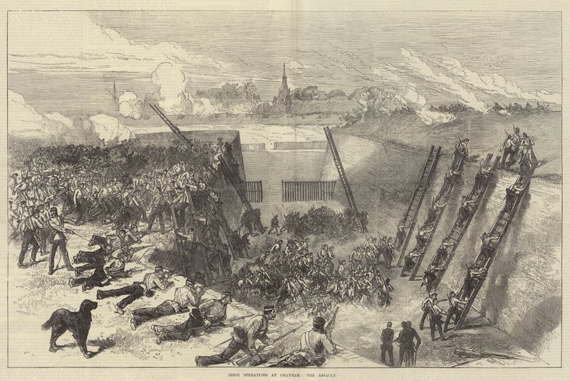 Obléhací operace v Chathamu, útok od Sir John Charles Robinson