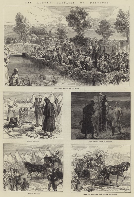 Podzimní kampaň na Dartmooru od Sir John Charles Robinson