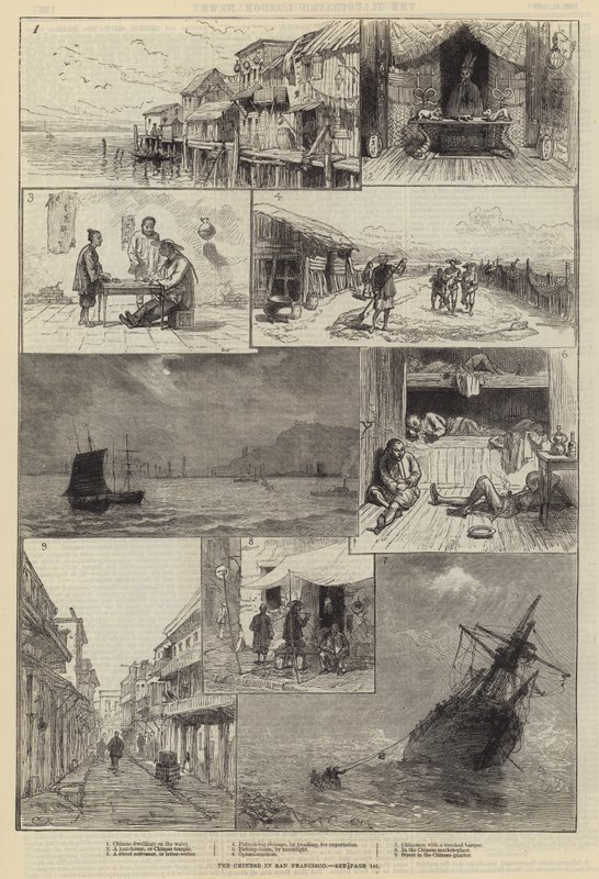 Číňané v San Franciscu od Sir John Charles Robinson