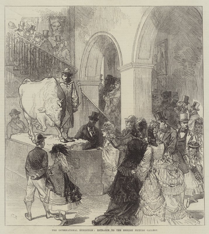 Mezinárodní výstava, vstup do anglické obrazárny od Sir John Charles Robinson