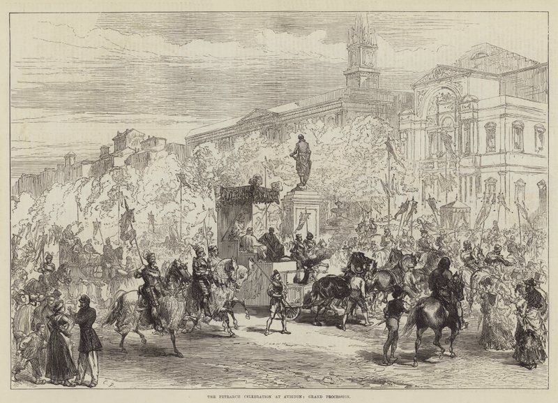 Oslava Petrarca v Avignonu, Velký průvod od Sir John Charles Robinson
