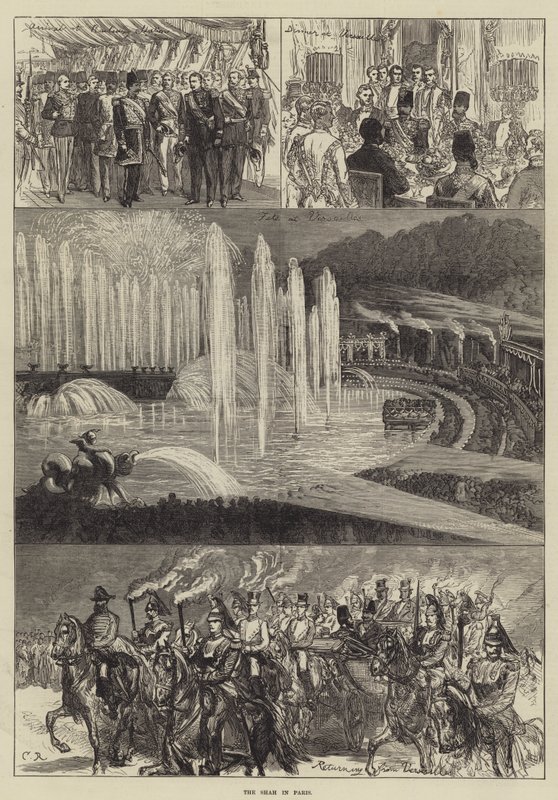 Šáh v Paříži od Sir John Charles Robinson