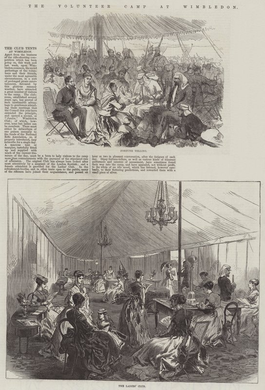 Volunteer Camp ve Wimbledonu od Sir John Charles Robinson