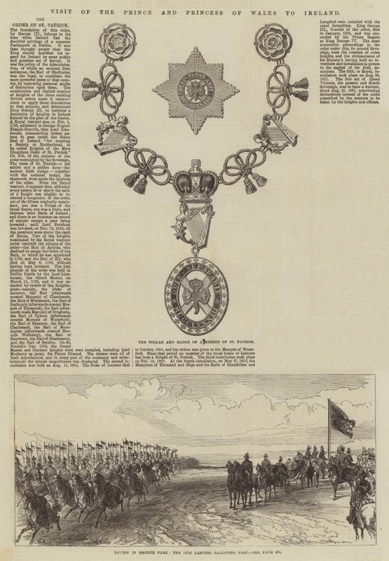 Návštěva prince a princezny z Walesu v Irsku od Sir John Charles Robinson