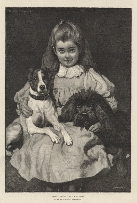 Bosom Friends na výstavě Royal Academy od Charles Trevor Garland
