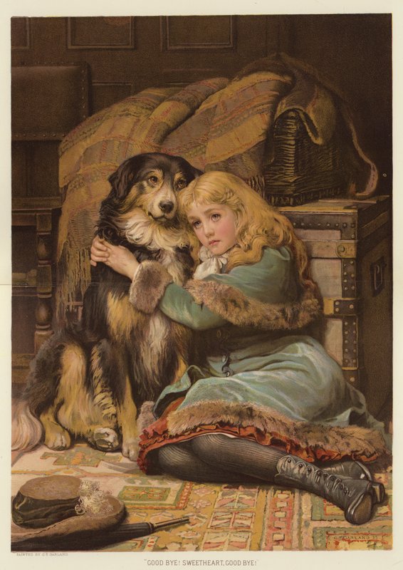 Ahoj! Miláčku, sbohem! (chromolitho) od Charles Trevor Garland