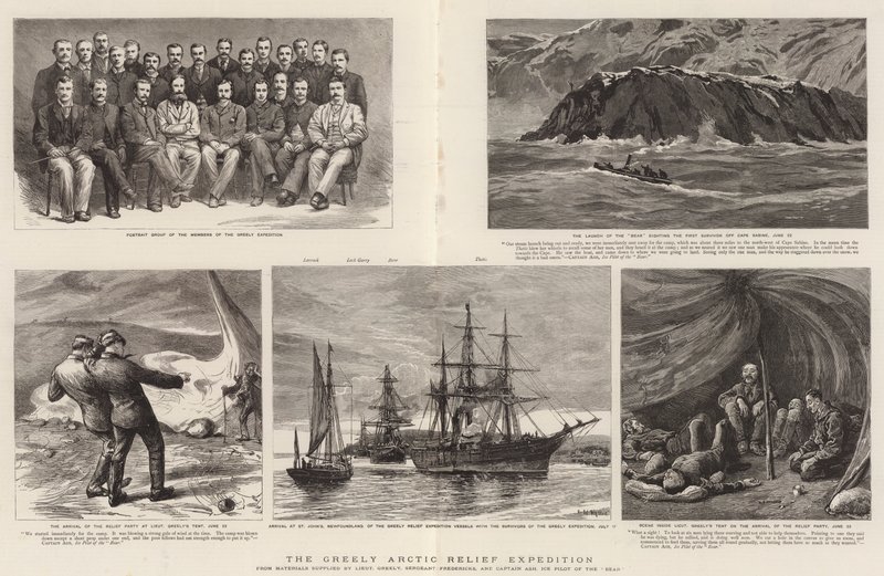 Greely Arctic Relief Expedition od Charles William Wyllie