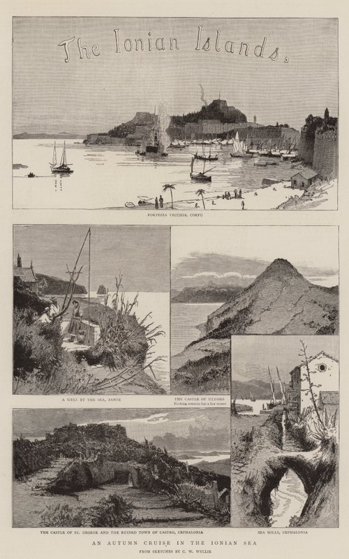 Jónské ostrovy od Charles William Wyllie