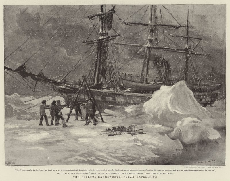 Polární expedice Jackson-Harmsworth od Charles William Wyllie
