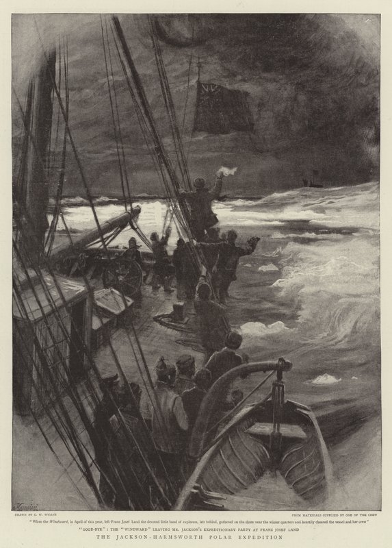 Polární expedice Jackson-Harmsworth od Charles William Wyllie