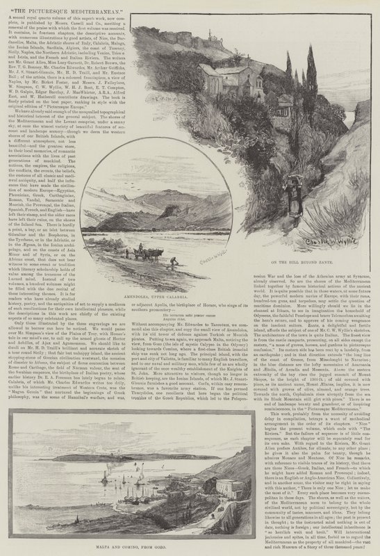 Malebné Středomoří od Charles William Wyllie