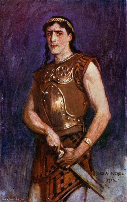 Telemachus, pan Gerald Lawrence (barevné lito) od Charles A. Buchel