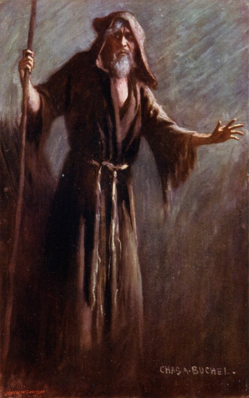 Ulysses, pan Tree, dějství III, scéna 2 (barevné lito) od Charles A. Buchel