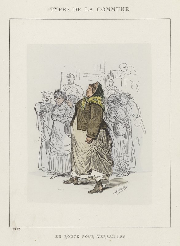 Na cestě do Versailles od Charles Albert d Arnoux Bertall