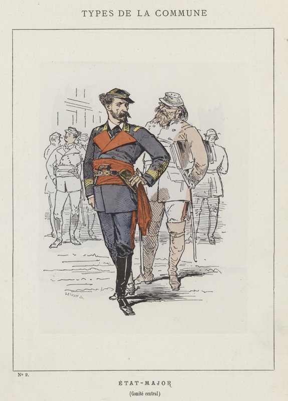 Zaměstnanci, Ústřední výbor od Charles Albert d Arnoux Bertall