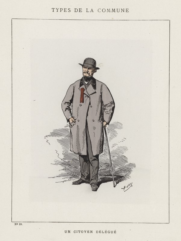 Občanský delegát od Charles Albert d Arnoux Bertall