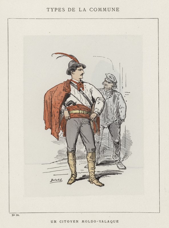 Moldavsko-valašský občan od Charles Albert d Arnoux Bertall
