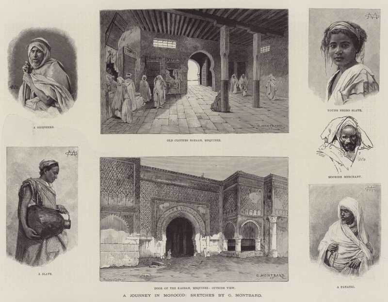 Cesta v Maroku od Charles Auguste Loye