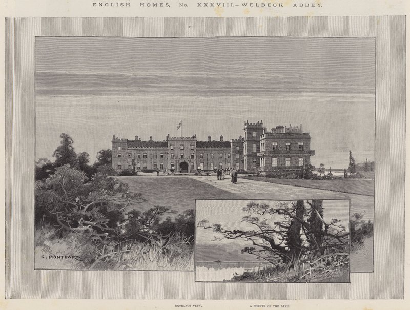 English Homes, Welbeck Abbey od Charles Auguste Loye