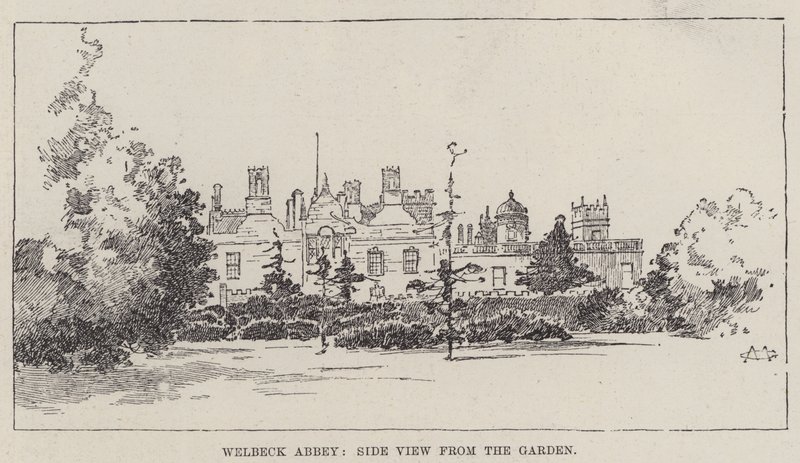 English Homes, Welbeck Abbey od Charles Auguste Loye