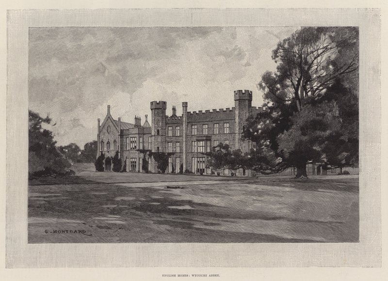 English Homes, Wycombe Abbey od Charles Auguste Loye