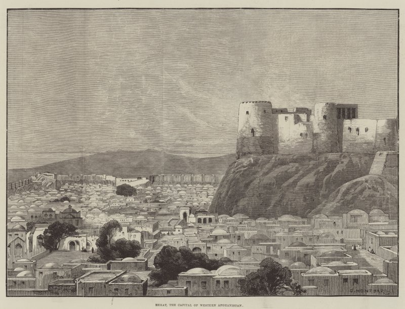 Herat, hlavní město západního Afghánistánu od Charles Auguste Loye