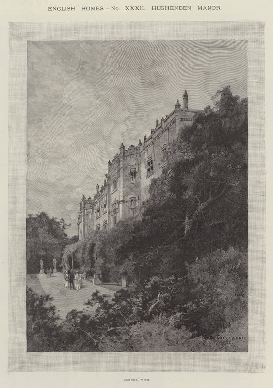 Hughenden Manor, Rohový pohled od Charles Auguste Loye
