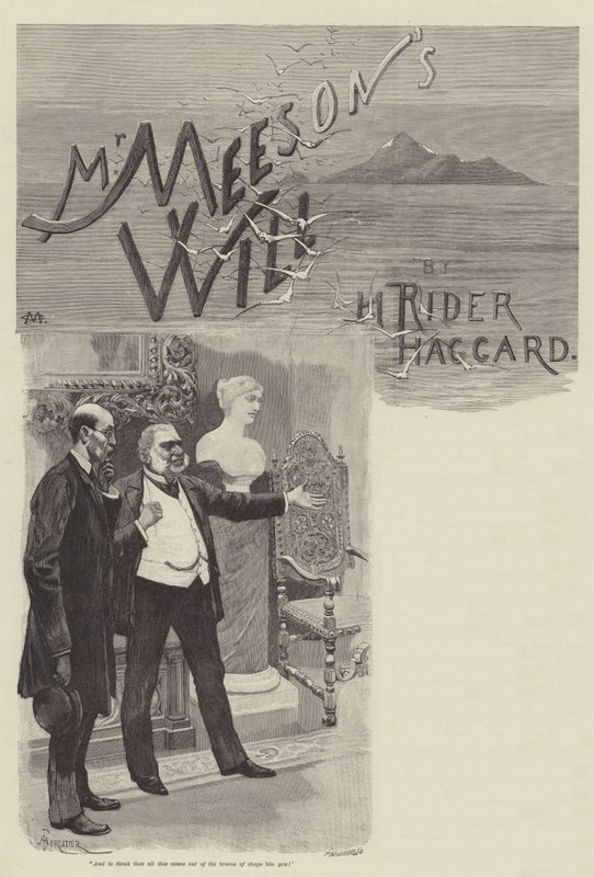 Závěť pana Meesona, H Rider Haggard od Charles Auguste Loye