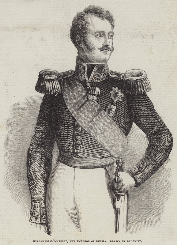 Jeho císařské veličenstvo, ruský císař od Charles Baugniet