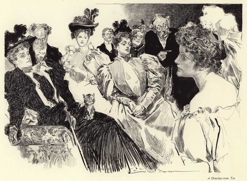 Čaj do salonu od Charles Dana Gibson