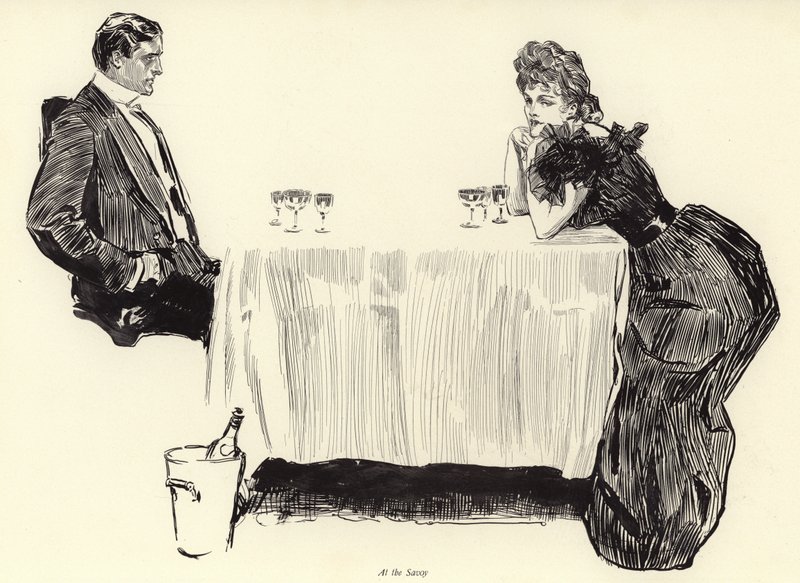 V Savoyi od Charles Dana Gibson