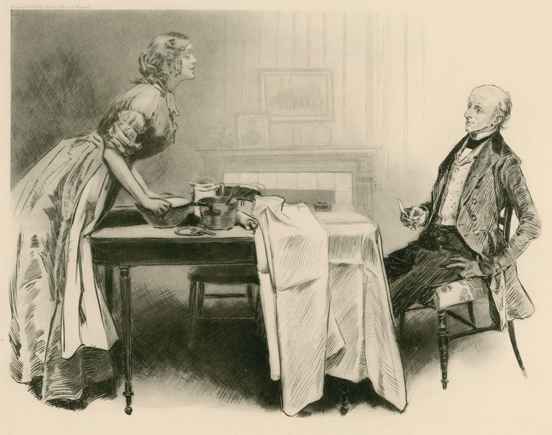 Dick Swiveller a markýza od Charles Dana Gibson