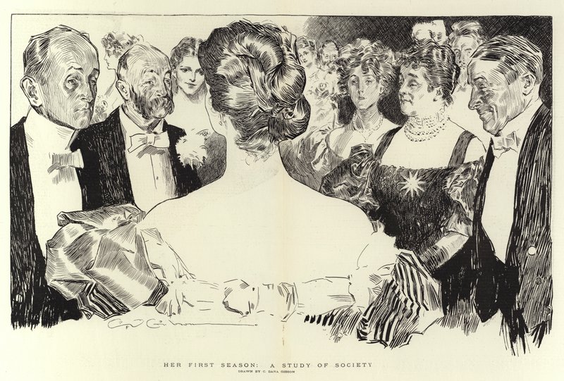 Její první sezóna, studie společnosti od Charles Dana Gibson
