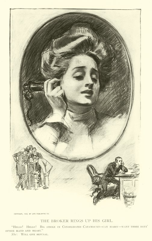 Ilustrace pro The Social Ladder od Charles Dana Gibson